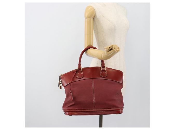 LOUIS VUITTON Lockit Hand Bag Suhari Red M95862 LV - vista 25