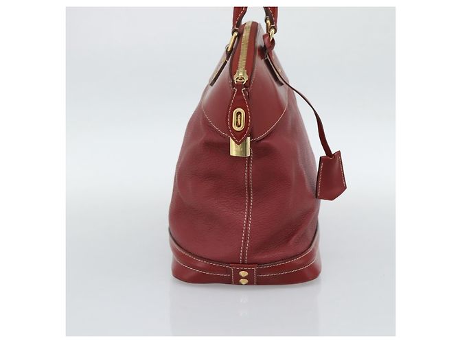 LOUIS VUITTON Lockit Hand Bag Suhari Red M95862 LV - vista 3