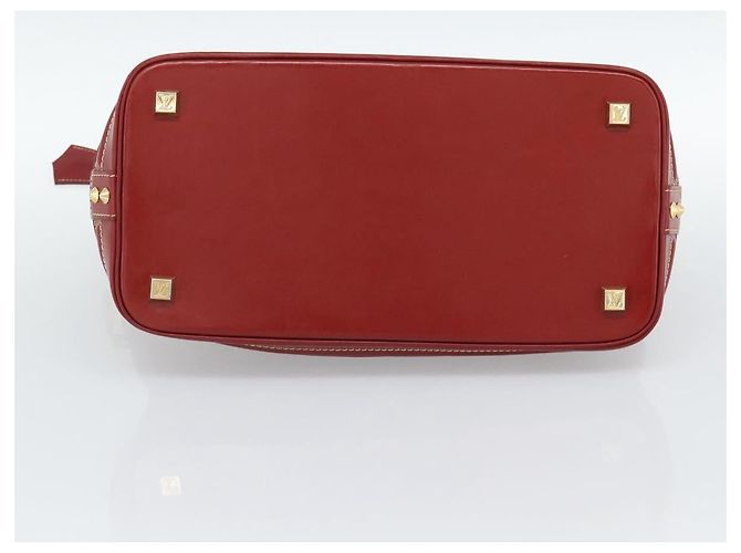 LOUIS VUITTON Lockit Hand Bag Suhari Red M95862 LV - vista 5