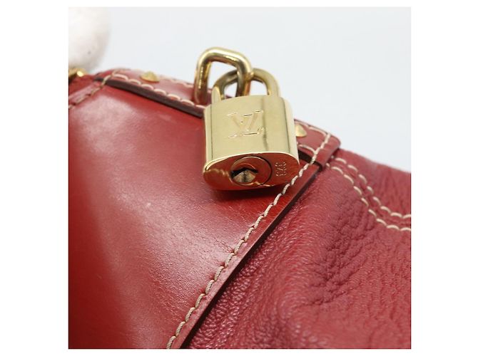 LOUIS VUITTON Lockit Hand Bag Suhari Red M95862 LV - vista 9