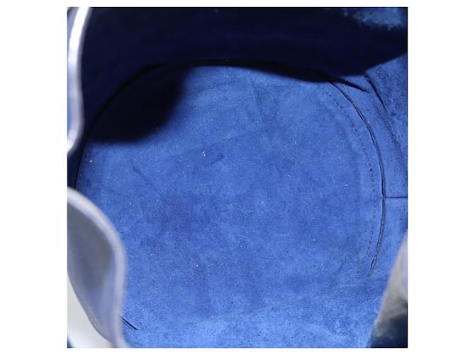 Céline CELINE Hand Bag Leather Blue Silver - vista 10