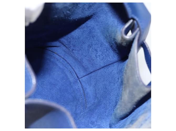 Céline CELINE Hand Bag Leather Blue Silver - vista 11