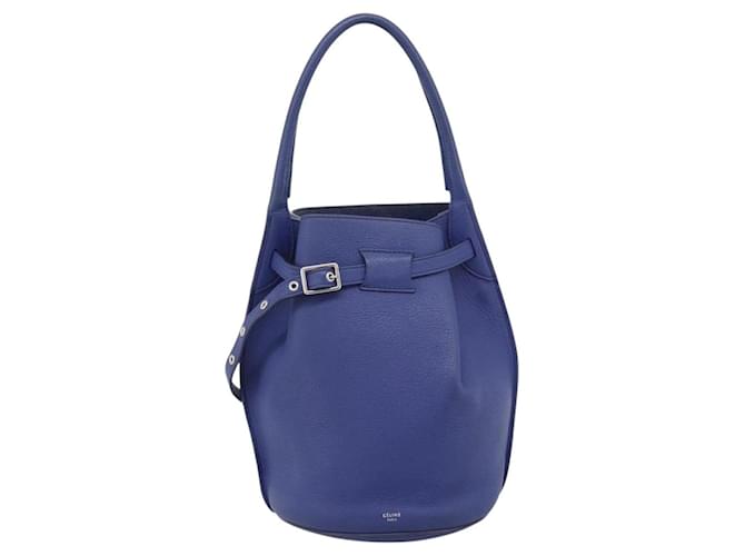 Céline CELINE Hand Bag Leather Blue Silver - vista 13