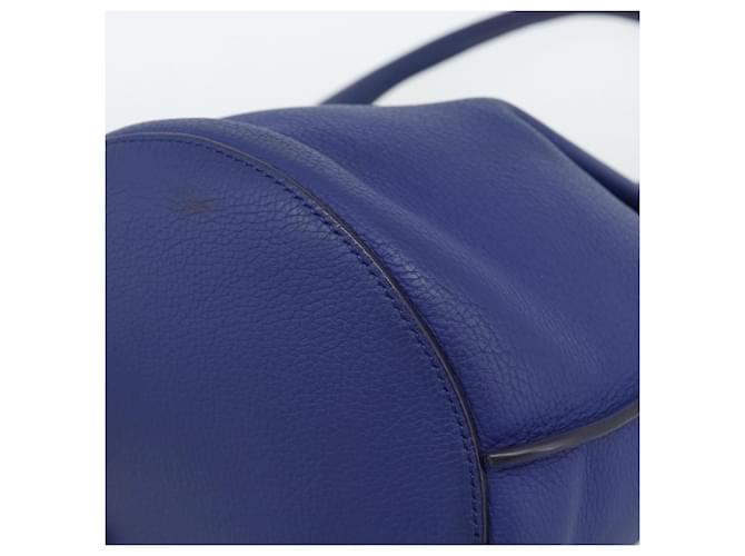 Céline CELINE Hand Bag Leather Blue Silver - vista 9