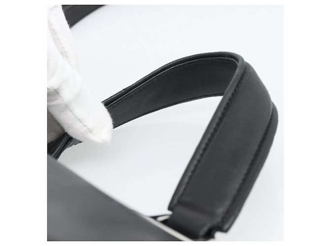 Miu Miu Matelasse Hand Bag Leather 2way Black Silver - vista 14