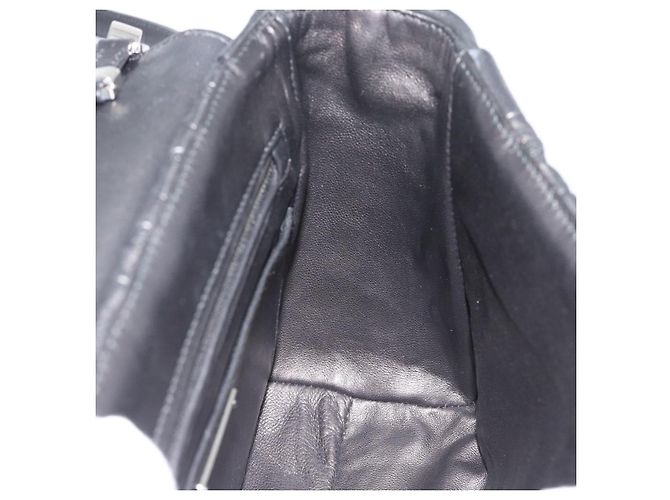 Miu Miu Matelasse Hand Bag Leather 2way Black Silver - vista 23