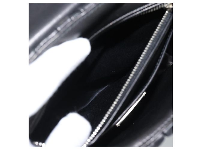 Miu Miu Matelasse Hand Bag Leather 2way Black Silver - vista 26