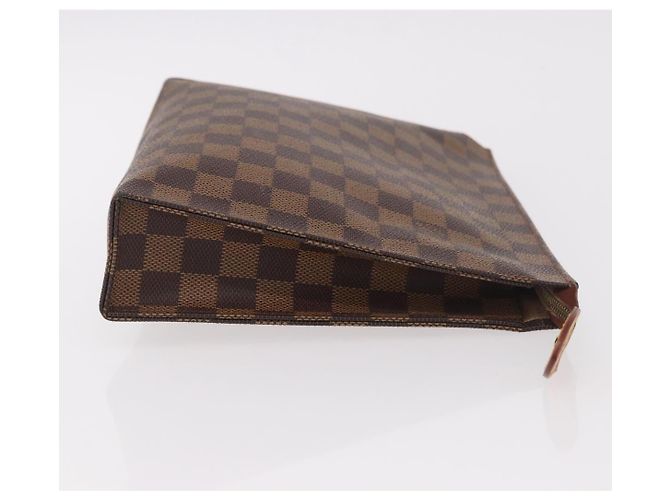 LOUIS VUITTON Damier Ebene Poche Toilette 26 Pouch N47543 LV - vista 3