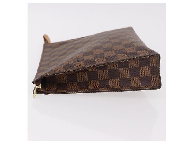 LOUIS VUITTON Damier Ebene Poche Toilette 26 Pouch N47543 LV - vista 4