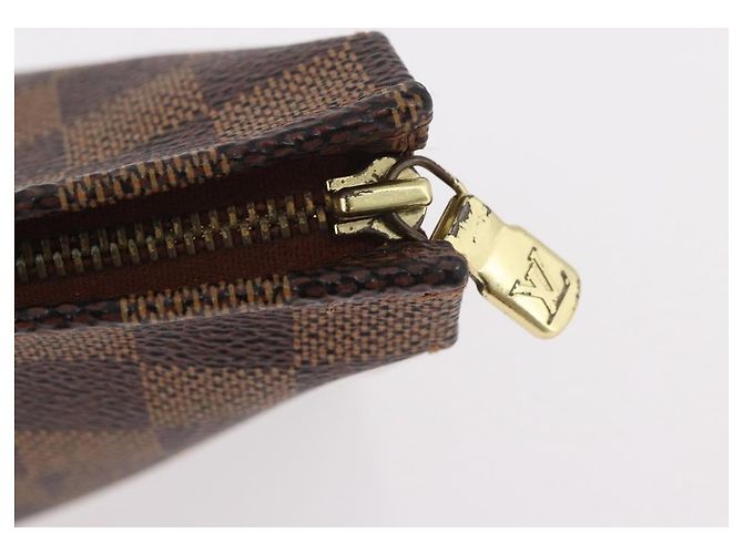 LOUIS VUITTON Damier Ebene Poche Toilette 26 Pouch N47543 LV - vista 9