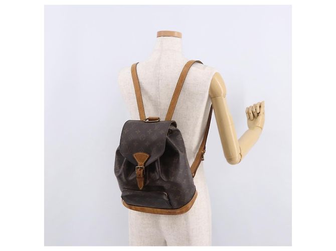 LOUIS VUITTON Monogram Montsouris MM Backpack M51136 LV - vista 27