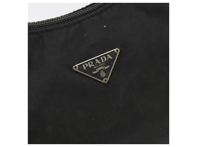 PRADA Hand Pouch Nylon Black Silver - vista 17