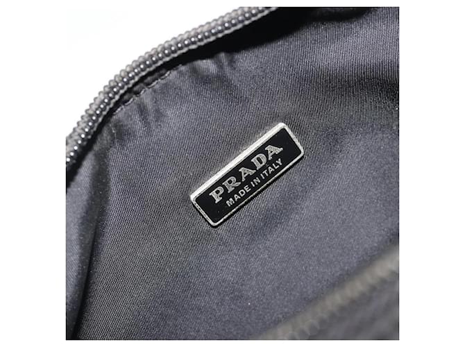PRADA Hand Pouch Nylon Black Silver - vista 18