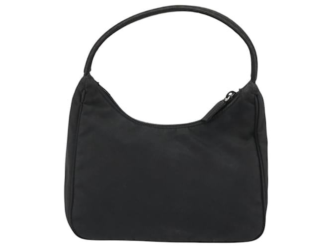PRADA Hand Pouch Nylon Black Silver - vista 2