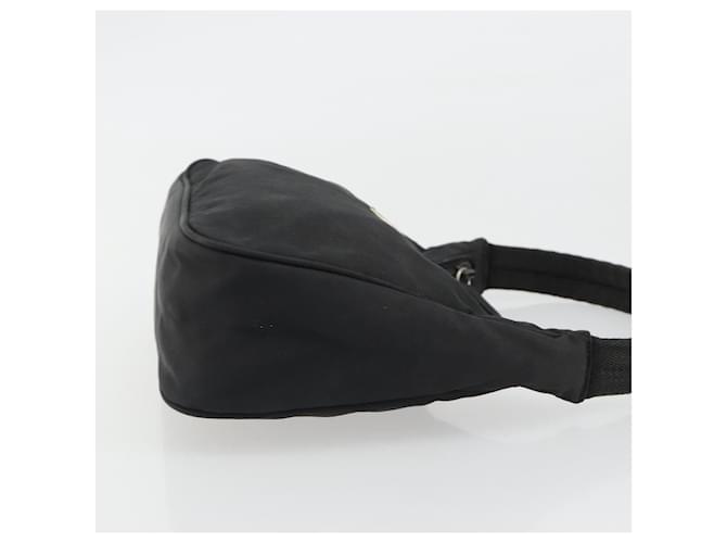 PRADA Hand Pouch Nylon Black Silver - vista 3