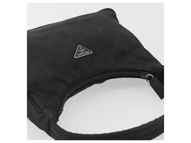 PRADA Hand Pouch Nylon Black Silver - vista 6