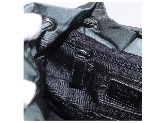 PRADA Rucksack Nylon Green Silver - Ansicht 27