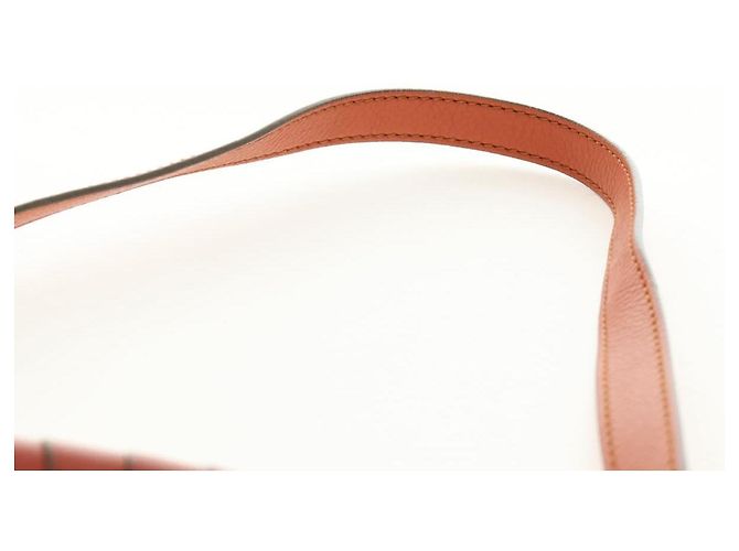 Chloé Chloe Marcie Hand Bag Leather 2way Orange Gold - vista 15