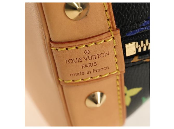 LOUIS VUITTON Monogram Multicolor Alma Hand Bag Black M92646 LV - vista 19