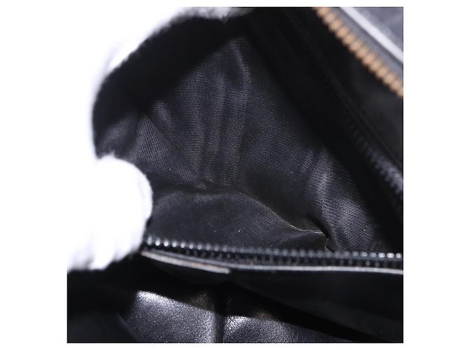 Céline CELINE Circle Shoulder Bag Leather Black Gold - vista 11