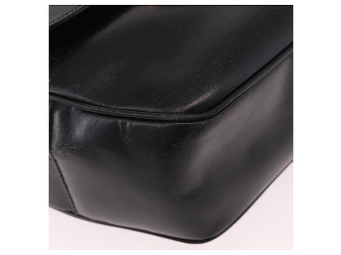 Céline CELINE Circle Shoulder Bag Leather Black Gold - vista 14