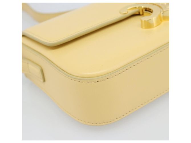 Céline CELINE Triomphe Shoulder Bag Leather Ivory Gold - vista 14