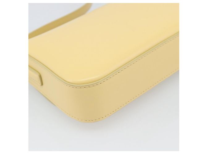 Céline CELINE Triomphe Shoulder Bag Leather Ivory Gold - vista 16