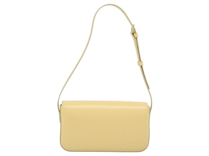 Céline CELINE Triomphe Shoulder Bag Leather Ivory Gold - vista 2
