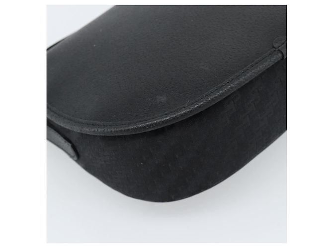 GUCCI Shoulder Bag Canvas Leather Black Gold 007 14 0074 - vista 16