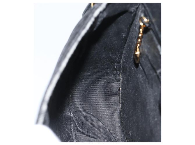 GUCCI Shoulder Bag Canvas Leather Black Gold 007 14 0074 - vista 19