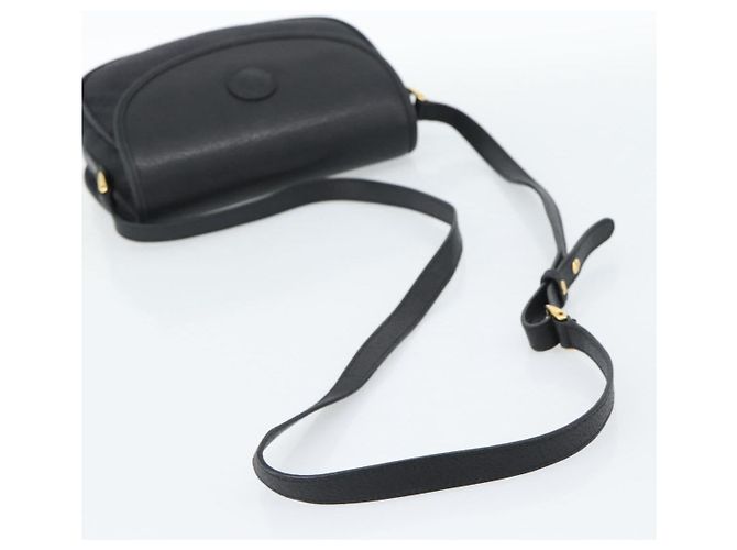 GUCCI Shoulder Bag Canvas Leather Black Gold 007 14 0074 - vista 7