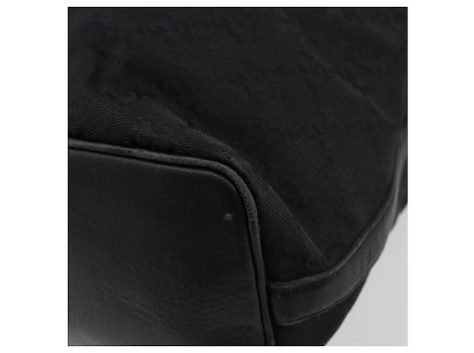 GUCCI GG Canvas Shoulder Bag Black Silver 001 4287 - vista 15