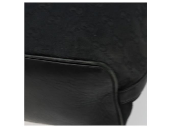 GUCCI GG Canvas Shoulder Bag Black Silver 001 4287 - vista 9