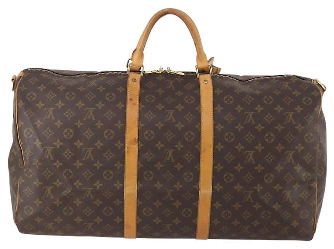 LOUIS VUITTON Monogram Keepall Bandouliere 60 Boston Bag M41412 LV - vista 2