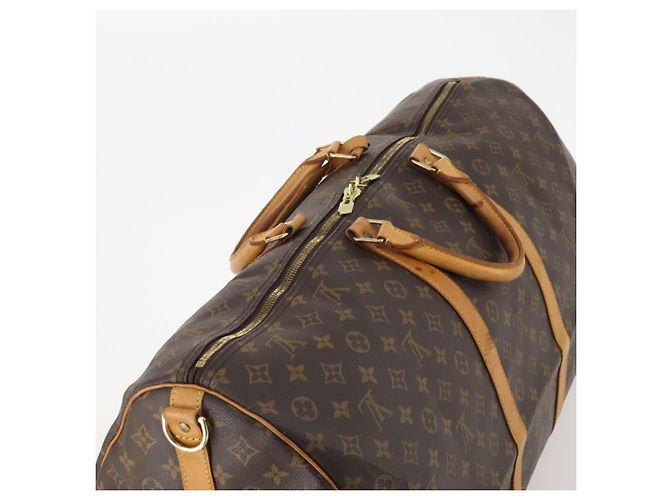 LOUIS VUITTON Monogram Keepall Bandouliere 60 Boston Bag M41412 LV - vista 6