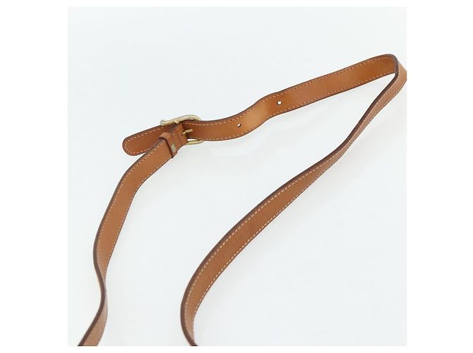 Céline CELINE Macadam Canvas Shoulder Bag PVC Leather Brown Gold - vista 8