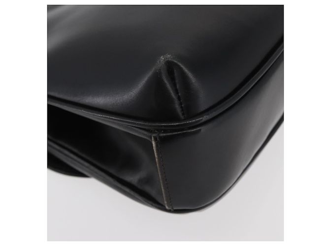 GUCCI Shoulder Bag Leather Black Gold - vista 16