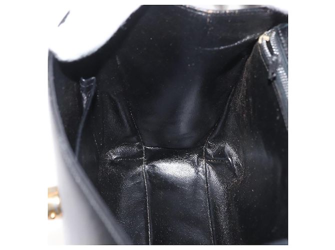 GUCCI Shoulder Bag Leather Black Gold - vista 21