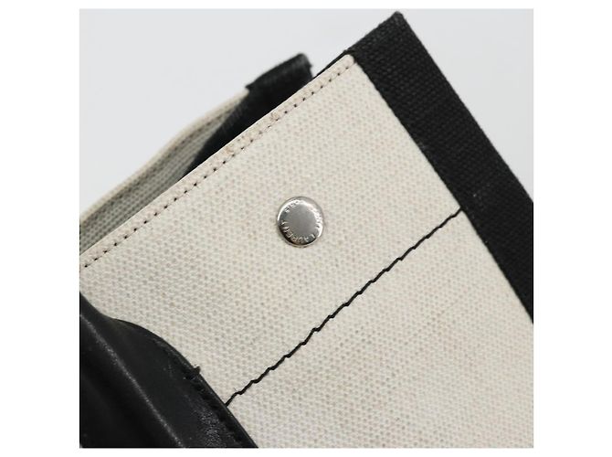 SAINT LAURENT Hand Bag Canvas Beige Silver - vista 17