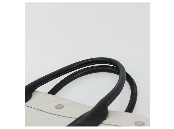 SAINT LAURENT Hand Bag Canvas Beige Silver - vista 8