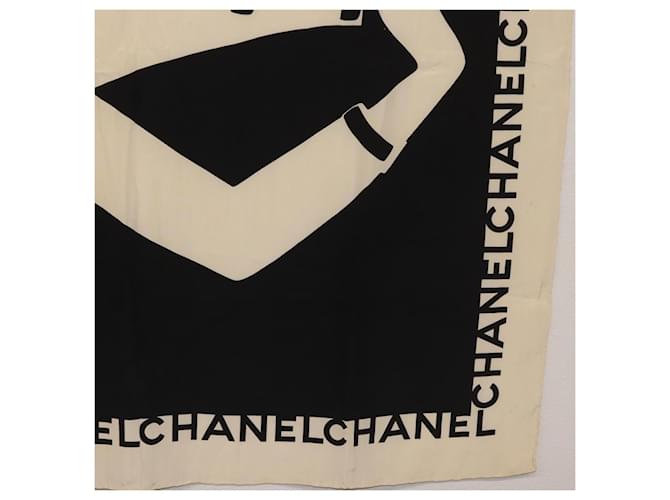 CHANEL Scarf Silk Black CC - vista 10