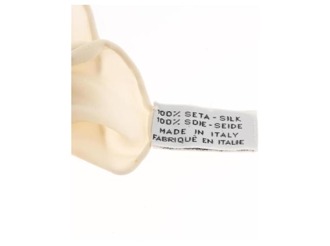 CHANEL Scarf Silk Black CC - vista 15