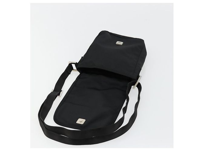 FENDI Shoulder Bag Nylon Black Silver - vista 10
