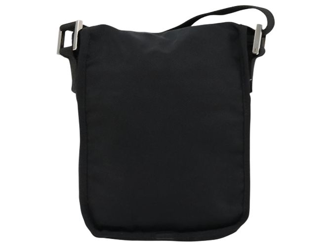FENDI Shoulder Bag Nylon Black Silver - vista 2