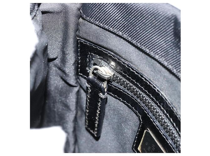 FENDI Shoulder Bag Nylon Black Silver - vista 21