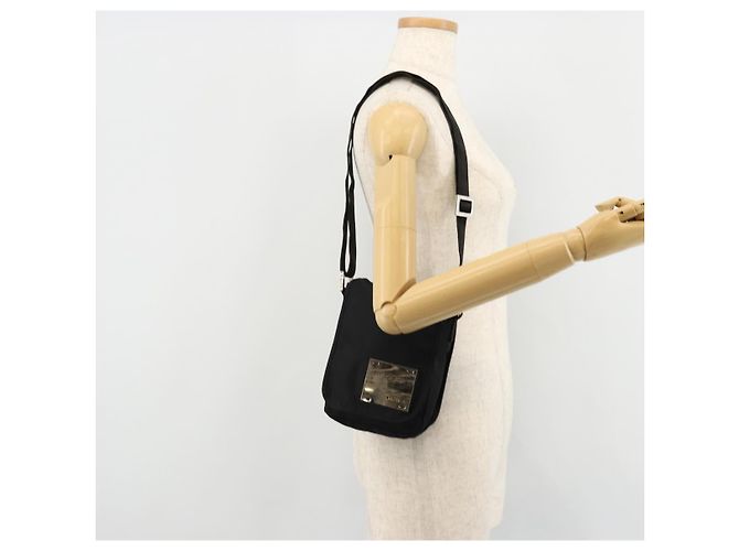 FENDI Shoulder Bag Nylon Black Silver - vista 23