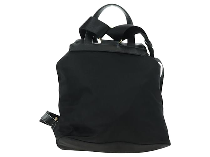 PRADA Robot Backpack Nylon Black Silver - vista 2