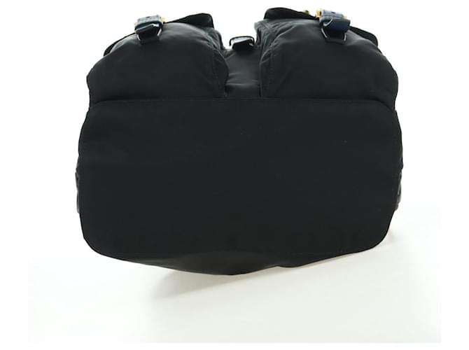 PRADA Robot Backpack Nylon Black Silver - vista 5