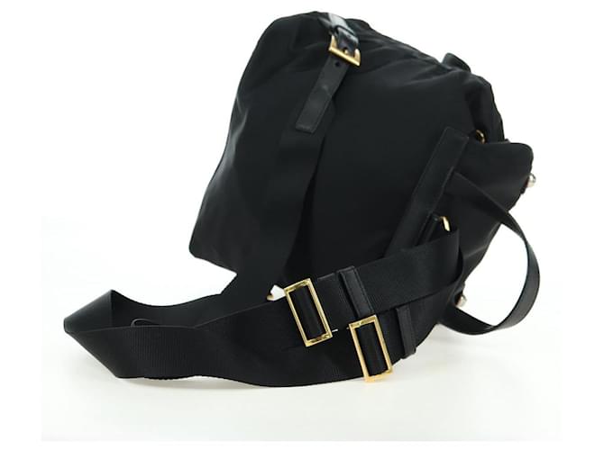 PRADA Robot Backpack Nylon Black Silver - vista 8