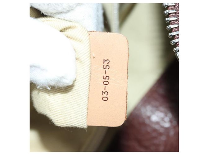 Chloé Chloe Paddington Shoulder Bag Leather Brown Gold Silver - vista 11